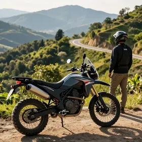Moto trail econômica para cidade e estrada: características, custos e manutenção