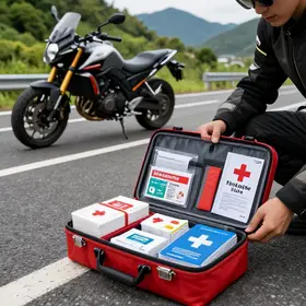 Kit de primeiros socorros para motociclista: Proteja-se sempre na estrada!