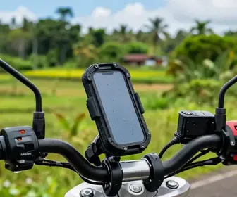Suporte de Celular Impermeável para Moto: Mais Praticidade e Segurança!